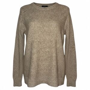 Pink Clover Beige Knit Sweater Size Small